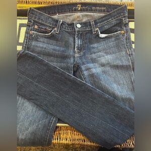 7 For All Mankind Women’s Roxanne Skinny Straight Denim Jeans- Size 26.